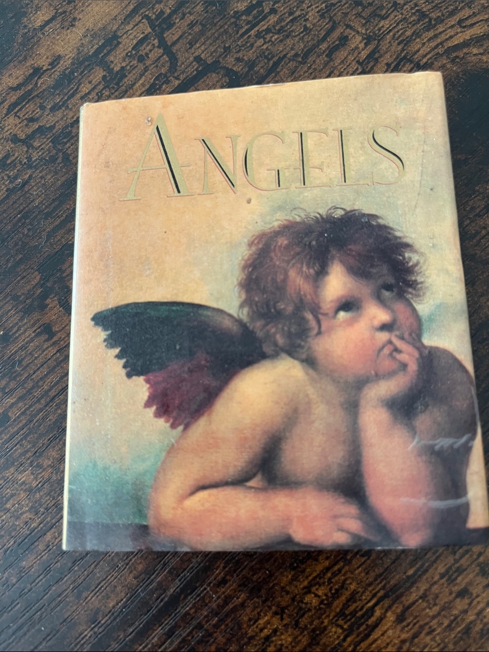 Angels Decorative Keepsake Box in Cream and Brown